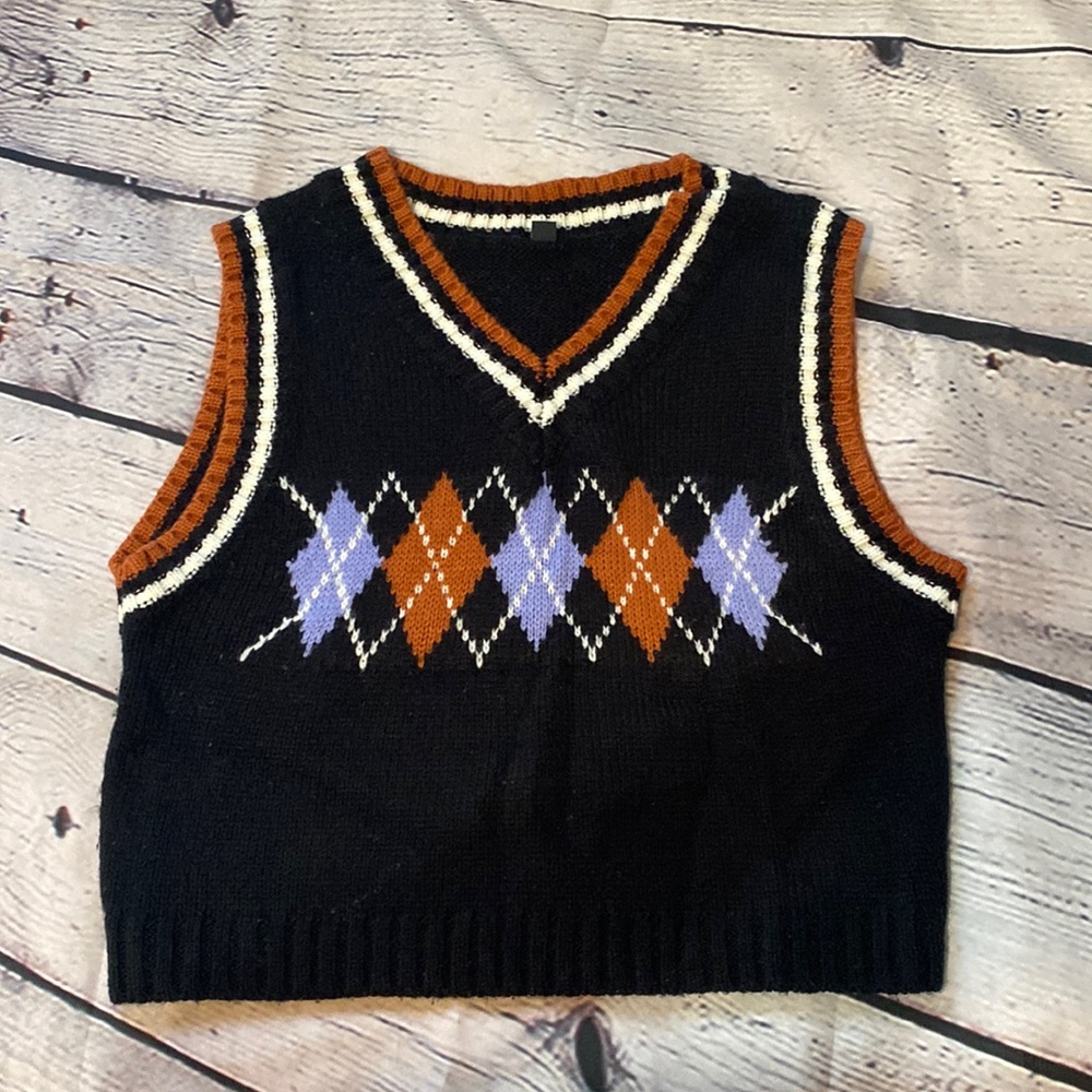 Argyle sweater